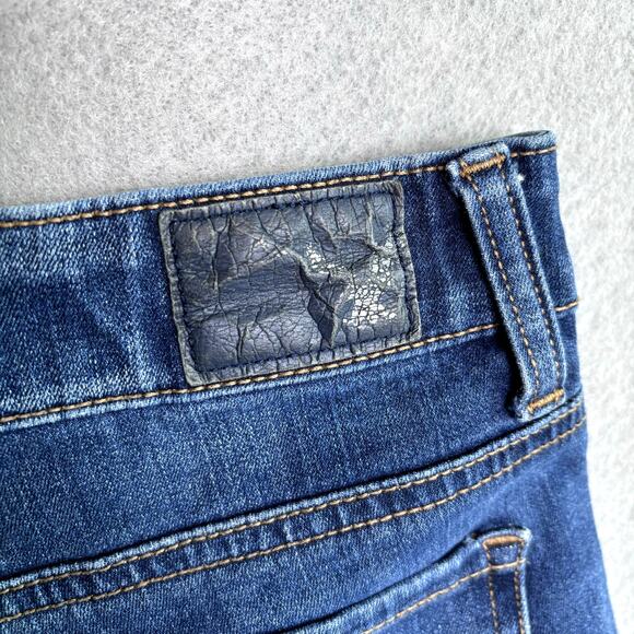 American Eagle Denim Cut Off 3" Shortie Shorts Summer Picnic 4 - Picture 3 of 7